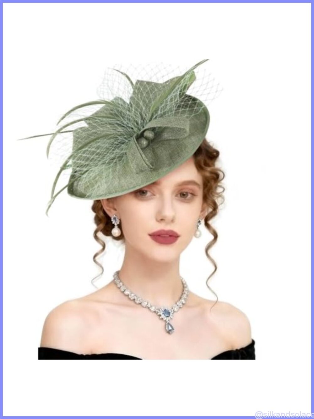 Women's Fascinator Hat Flower Mesh Feathers Headband Clip Tea Party Derby